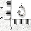 Brass Micro Pave Cubic Zirconia Pendants KK-B132-12P-C-3
