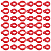 60Pcs 2 Style Silicone Pendant SIL-GF0001-42B-1
