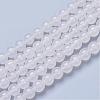 Natural White Jade Bead Strands G-S211-6mm-XL01-1