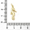 Brass Micro Pave Cubic Zirconia Pendants KK-A278-04G-02-3