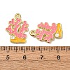 Ocean Alloy Enamel Pendants ENAM-B041-01I-2