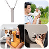 304 Stainless Steel Rectangle Pendant Urn Ashes Necklaces NJEW-WH0036-031P-7