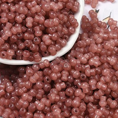 Transparent Colours Glass Seed Beads SEED-R001-01J-1