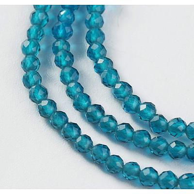 Glass Beads Strands EGLA-E057-02B-10-1