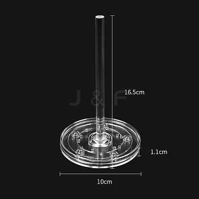 Rotatable Acrylic Yarn Spinner PW-WG6CAC6-01-1