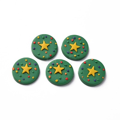 Handmade Polymer Clay Cabochons CLAY-T017-14-1
