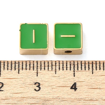 304 Stainless Steel Enamel Beads STAS-L022-293G-I-1