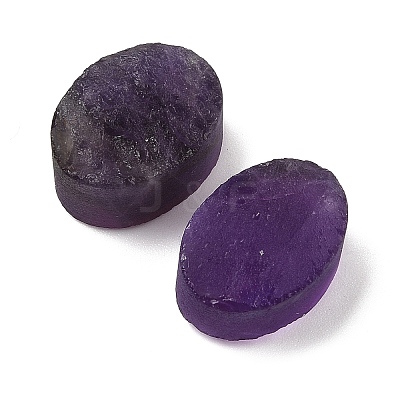 Natural Amethyst Cabochons G-K338-38A-01-1