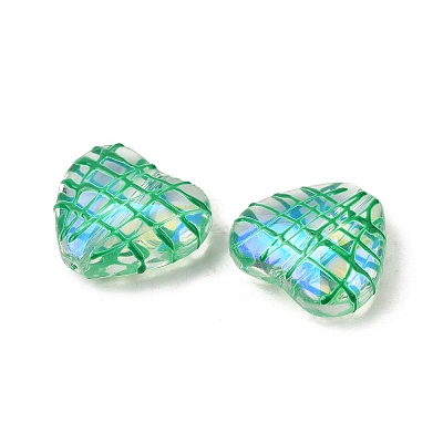 Transparent Glass Enamel Beads X1-GLAA-S388-01E-1