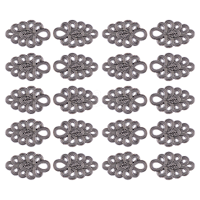 20Pcs Zinc Alloy Adjustable Jean Button Pins FIND-FH0017-92B-1