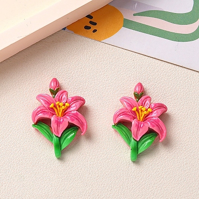 Opaque Resin Cabochons PW-WG0F442-04-1