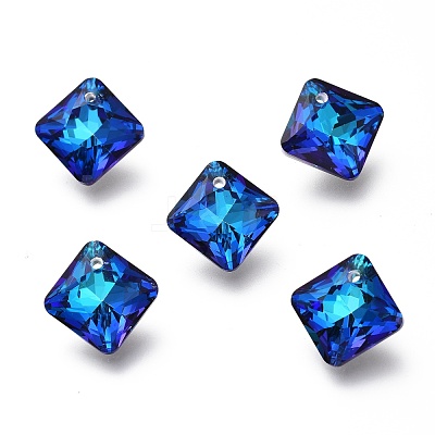 Glass Rhinestone Pendants RGLA-A024-D03-M1-1