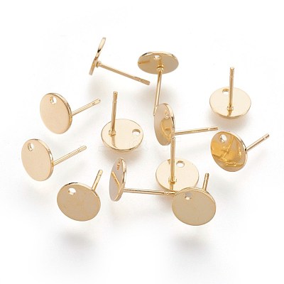 304 Stainless Steel Stud Earring Findings X-STAS-F188-02G-1