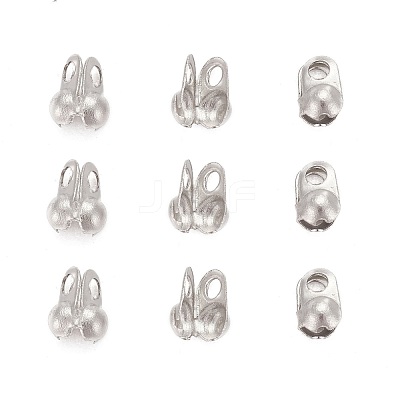 Tarnish Resistant 304 Stainless Steel Bead Tips STAS-R063-19-1