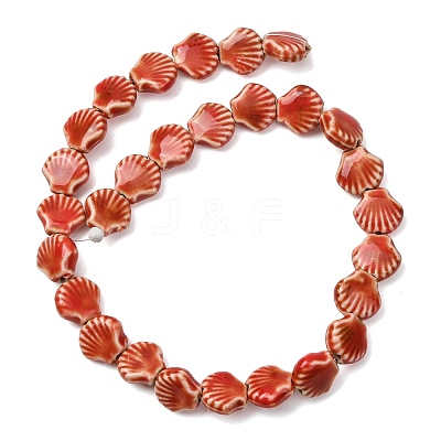 Handmade Porcelain Beads Strands PORC-Q002-01A-03-1