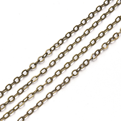3.28 Feet Brass Cable Chains X-CHC-T008-06B-AB-1