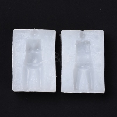 DIY Silicone Craft Doll Body Mold DIY-I082-01-1