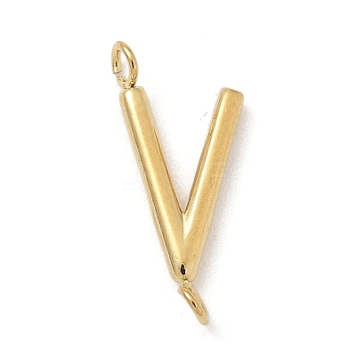 304 Stainless Steel Letter Connector Charms STAS-M108-01G-22-1
