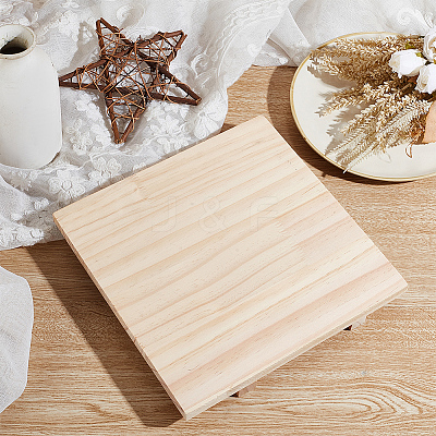 Wooden Clay Board Mat Mud Board WOOD-WH0030-68-1