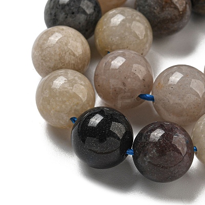 Natural Scorzalite Beads Strands G-B099-C04-04-1