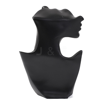 High End Resin Side Body Model Portrait Jewelry Stand NDIS-B001-03A-1