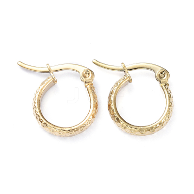 201 Stainless Steel Hoop Earrings X-EJEW-I245-08G-1
