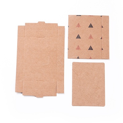 Kraft Paper Boxes and Necklace Jewelry Display Cards CON-L016-B02-1
