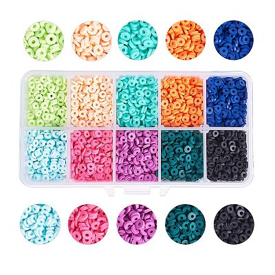 Handmade Polymer Clay Beads CLAY-PH0001-09-1