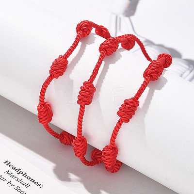 7 Knot Lucky Bracelets BJEW-JB05252-02-1