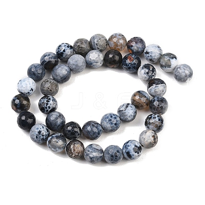 Natural Fire Crackle Agate Bead Strands G-K166-07F-10mm-07-1