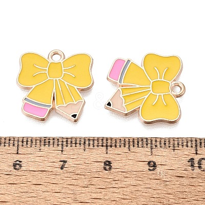 Alloy Enamel Pendants ENAM-Q004-01KCG-13-1