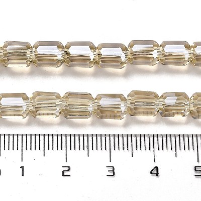 Electroplate Glass Beads Strands EGLA-D030-19I-1