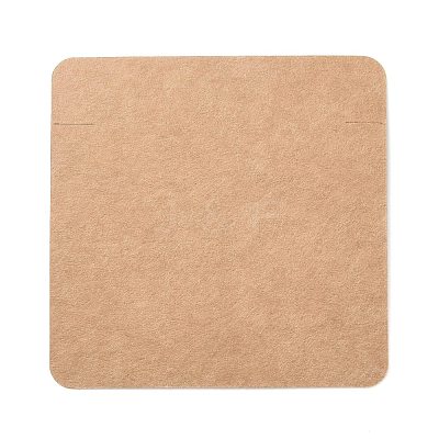 Blank Kraft Paper Bracelets Display Cards CDIS-G005-03-1
