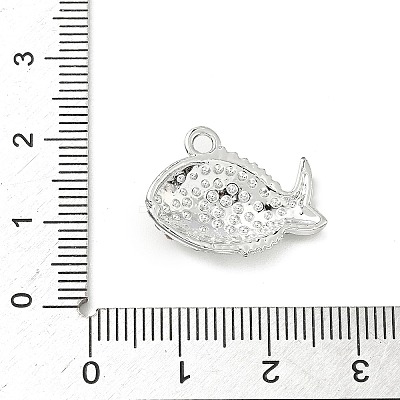 Alloy Rhinestone Pendants PALLOY-P313-12A-P-1