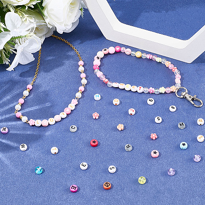 1400Pcs 10 Colors Opaque Acrylic Beads MACR-SC0002-30-1