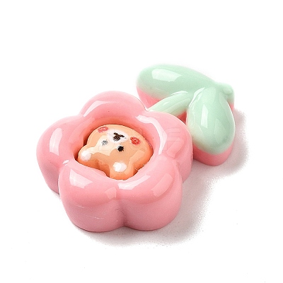 Opaque Resin Cabochons RESI-C036-03B-1