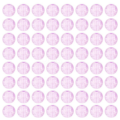 80Pcs Handmade Transparent Lampwork Beads FIND-TAD0001-04C-1