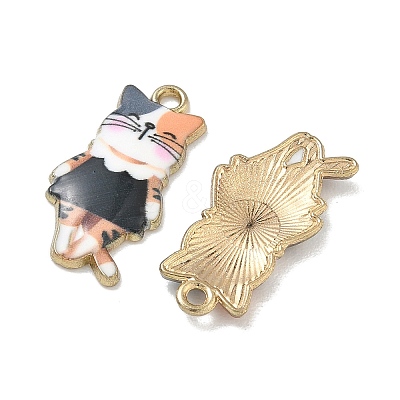 Printed Alloy Pendants ENAM-K076-36G-08-1
