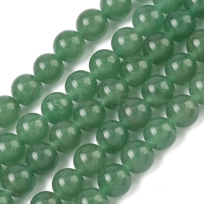 Natural Green Aventurine Beads Strands GSR024-1