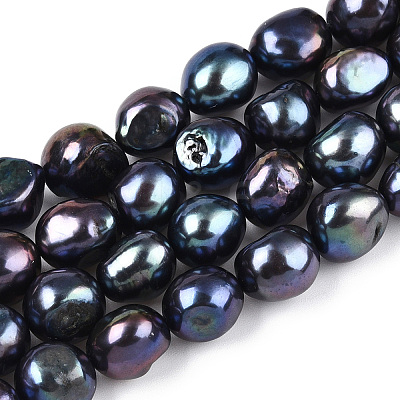 Natural Cultured Freshwater Pearl Beads Strands PEAR-N014-10C-1