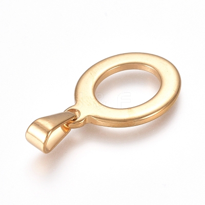 304 Stainless Steel Pendants STAS-F106-95G-O-01-1