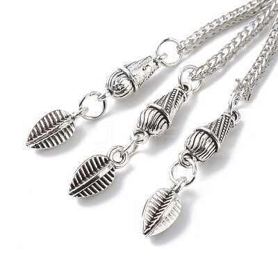 Tibetan Style Alloy Curb Chain Tassel Big Pendants FIND-I025-01A-1