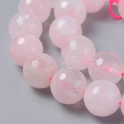 Natural Rose Quartz Beads Strands G-C065-12mm-3-1