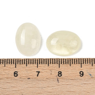 Natural Lemon Quartz Cabochons G-D348-01B-1