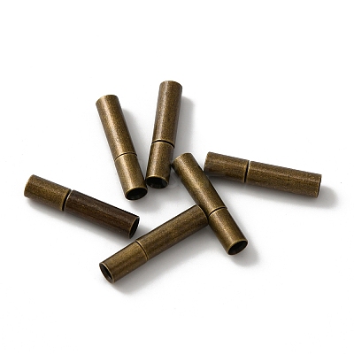 Brass Bayonet Clasps KK-WH0062-36A-AB-1