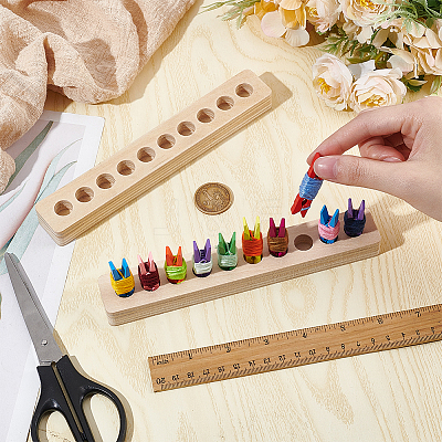 Wood Clip Floss Holder FIND-WH0290-74A-1