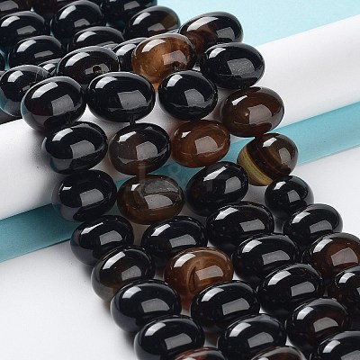 Natural Agate Beads Strands G-G021-03A-11-1