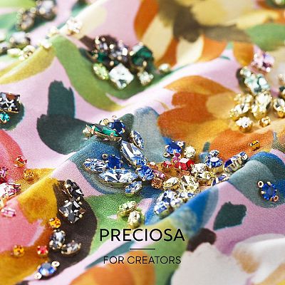 Preciosa® MAXIMA Crystal Round Stones Y-PRC-RBSS12-50520-1