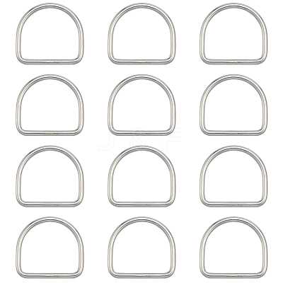 304 Stainless Steel D Rings STAS-CP0001-05D-1