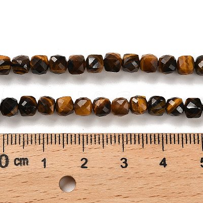 Natural Tiger Eye Beads Strands X-G-B107-B02-02-1